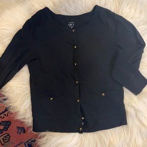 Jcrew black “painter tee”. Size small.